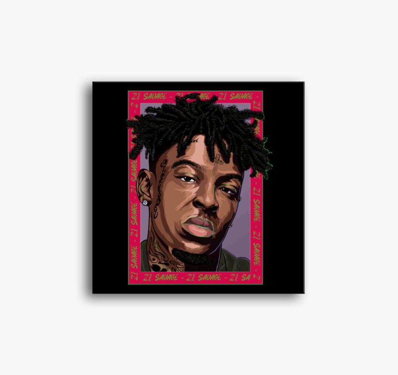 21 savage vászonkép