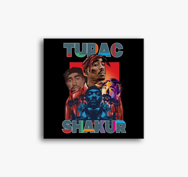 Tupac Shakur a Rapper vászonkép