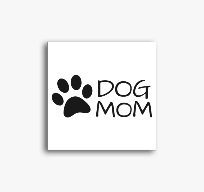 Dog mom tappancs vászonkép