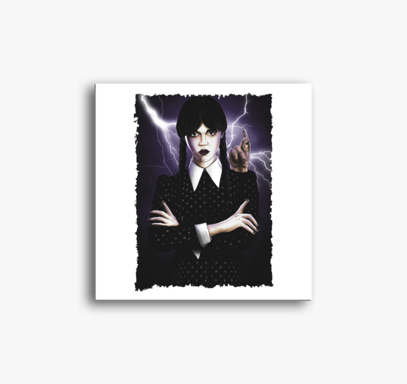 Wednesday és Izé vászonkép