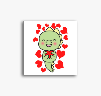 Dínó szívet fúj elka...