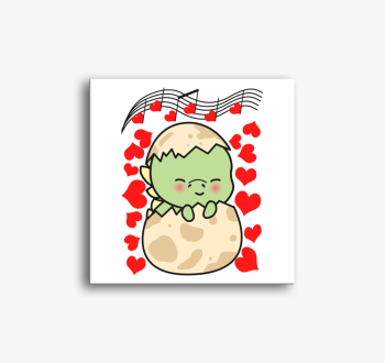 Dínó szívet gitároz ...