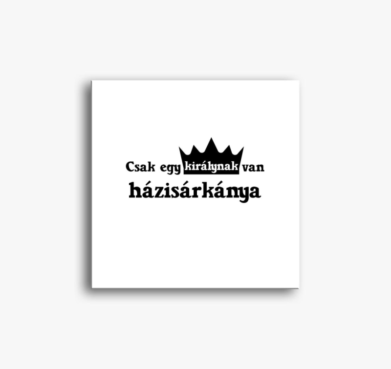 Csak egy királynak van házisárkánya páros vászonkép
