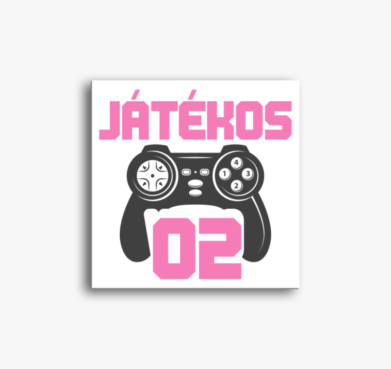 Játékos 02 gamer páros vászonkép