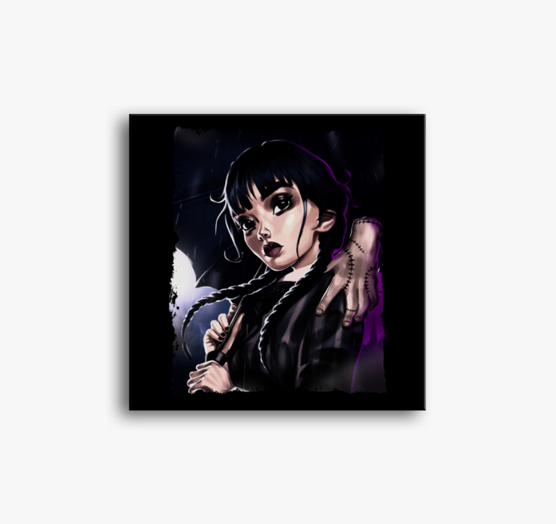 Wednesday és Izé vászonkép