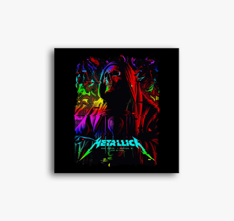 Metallica koncert plakát vászonkép