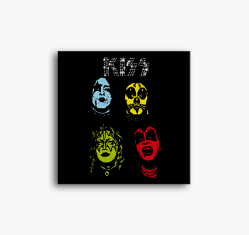 Popart Kiss vászonké