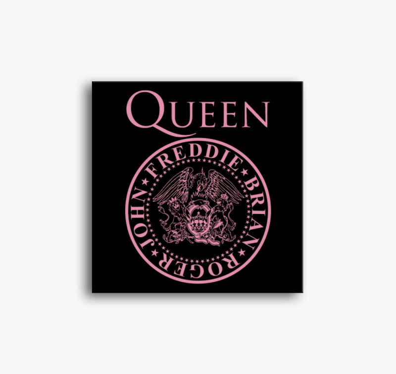 Queen logo bandatagokkal vászonkép