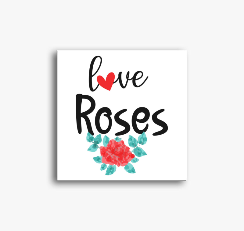 Love Red Roses vászonkép