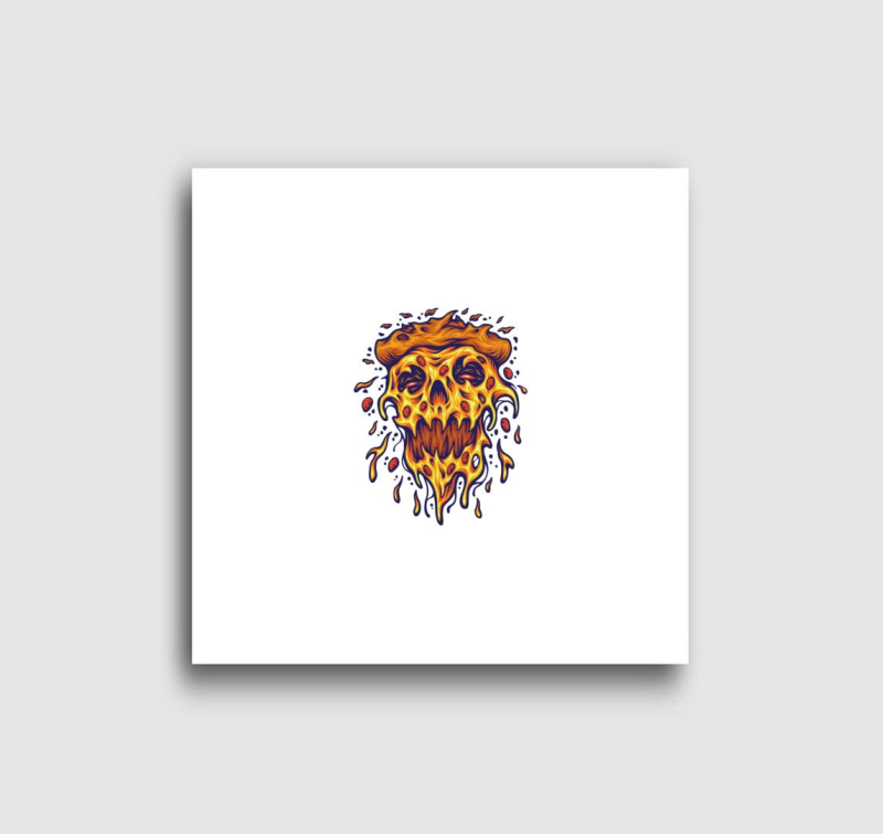 Pizza szörny vászonkép 3
