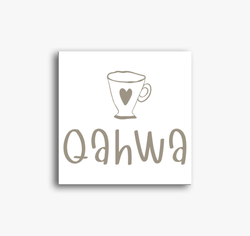 Qahwa - török/arab kávé (világos) vászonkép