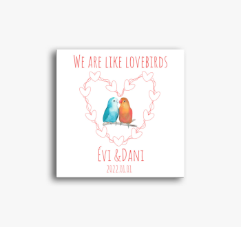 Lovebirds (piros) sz...