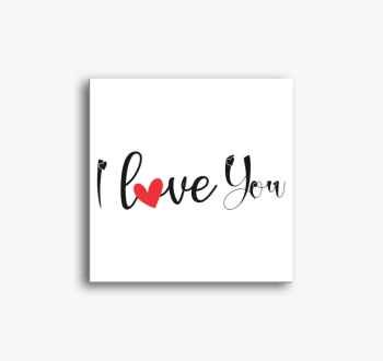 I love You vászonkép