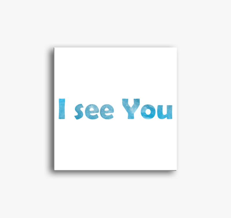 I see You (kék) vászonkép