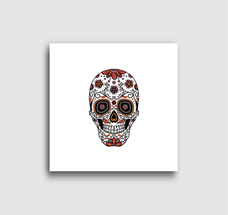 Mexikói koponya vászonkép