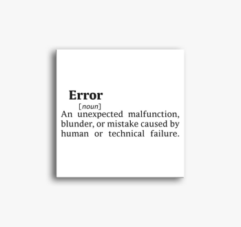 Error Dictionary vás