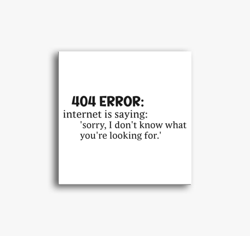 404 Error internet Dictionary vászonkép