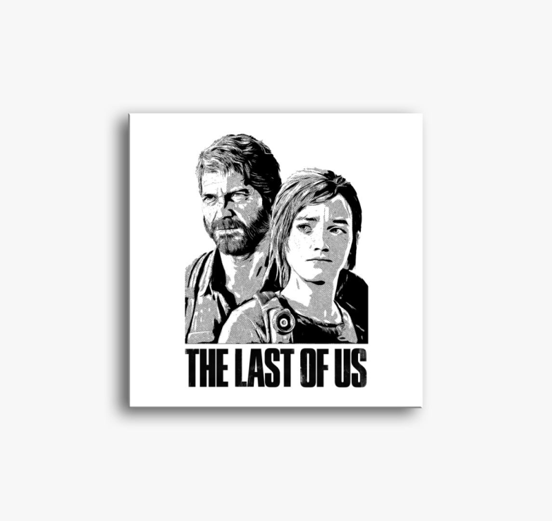 The Last Of Us - Ellie és Joel (gamer) vászonkép