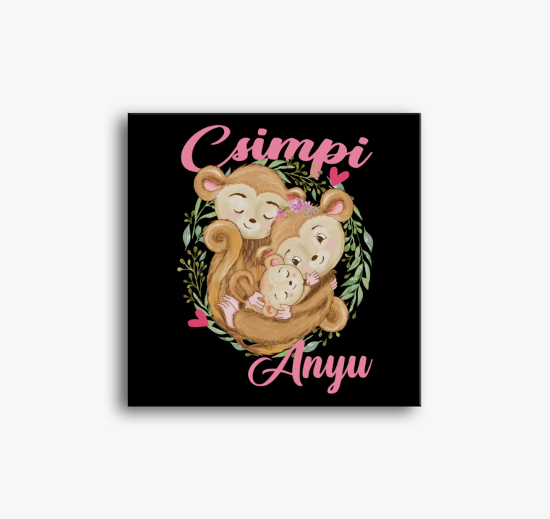 Csimpi Anyu családi vászonkép