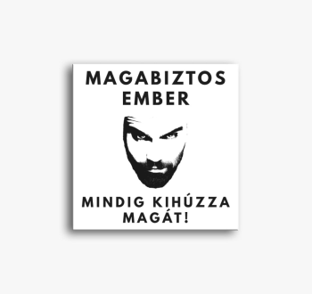 Magabiztos vászonkép