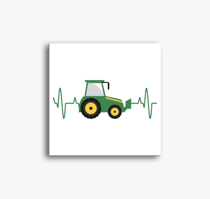 Traktor ekg vászonkép