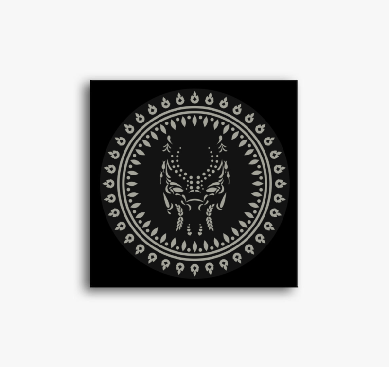 Sötét nagymacska vászonkép