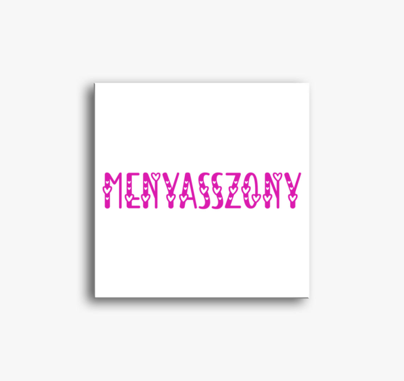 Menyasszony pink vászonkép