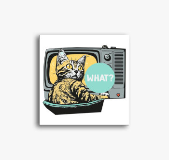 Macska WHAT vászonké
