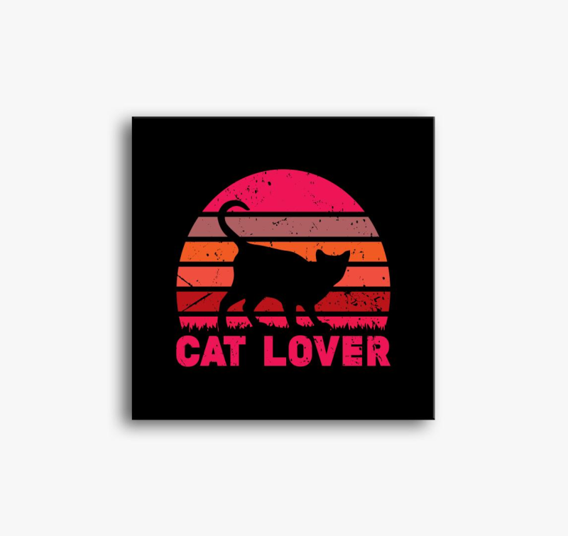 Cat lover vászonkép