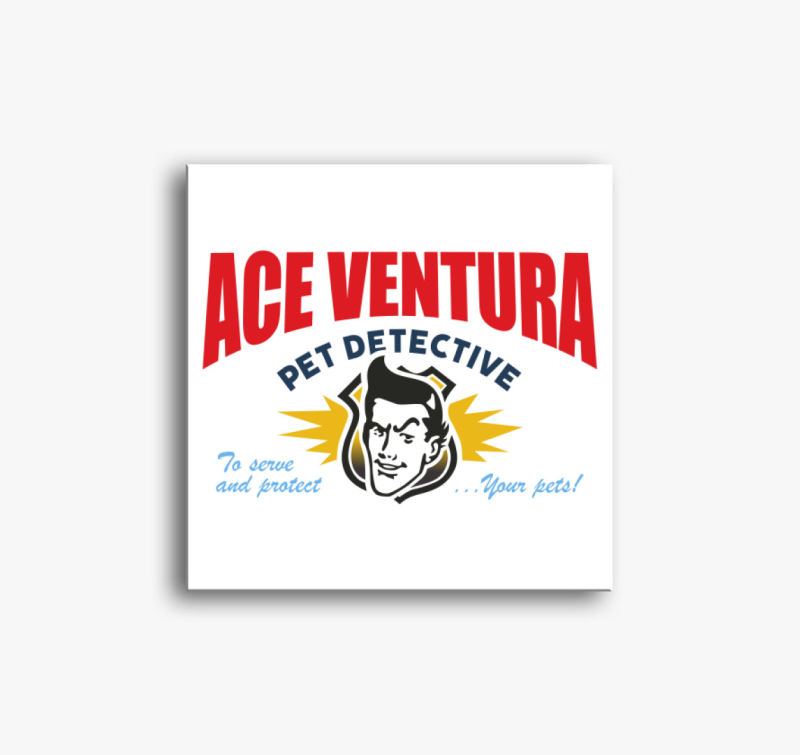 Állati nyomozó vászonkép