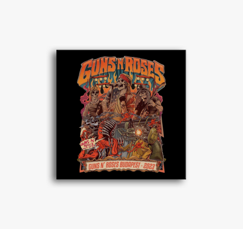 Guns N' Roses 2023 - Budapest vászonkép