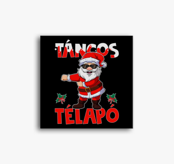 Táncos Télapó vászon