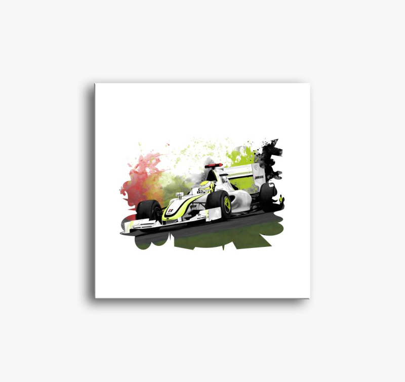 Jenson Button vászonkép