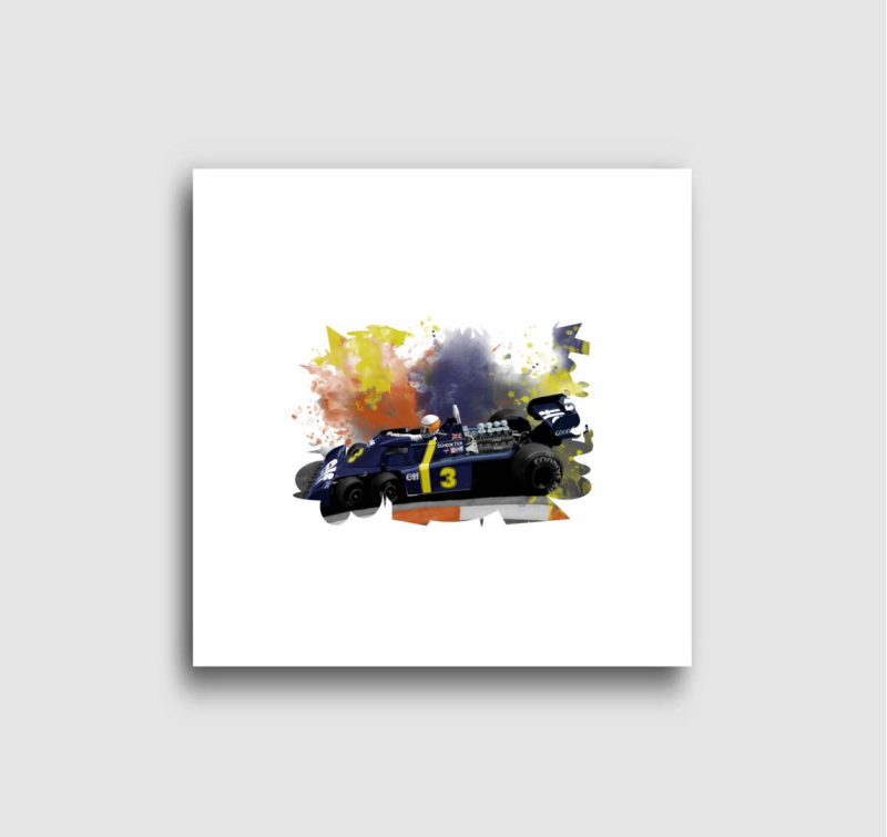 Jody Scheckter vászonkép