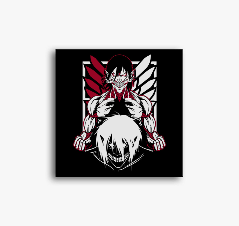 Attack on Titan Eren Yeager Titán vászonkép