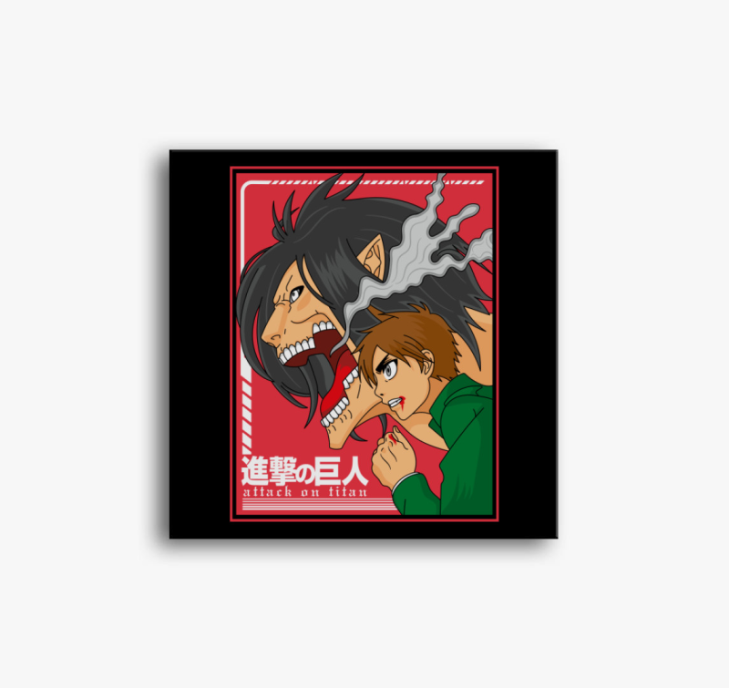 Attack on Titan Eren Yeager formái vászonkép