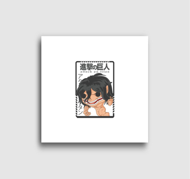 Attack on Titan - Eren Yeager Chibi Titán vászonkép