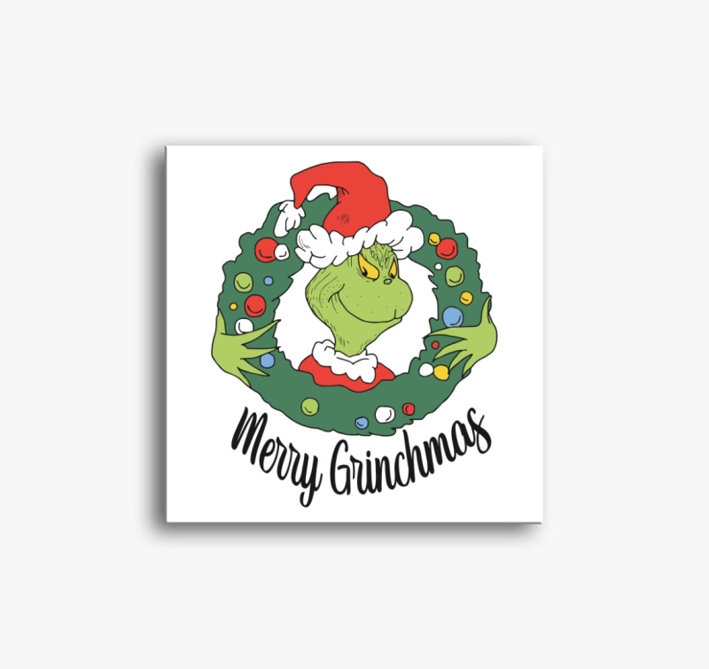 Merry Grinchmas karácsonyi vászonkép