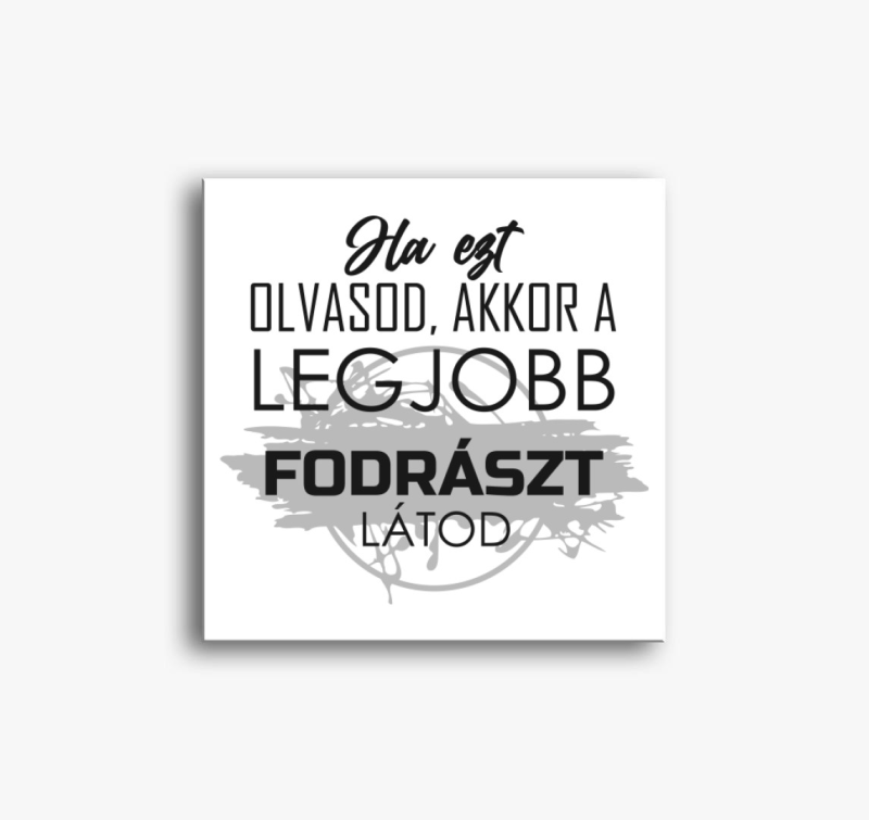 Legjobb fodrász vászonkép