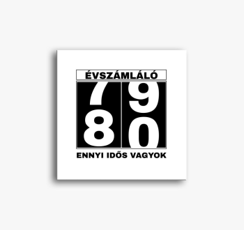 Évszámláló 80 éves s...