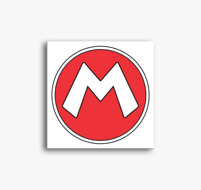 Mario Monogram vászonkép