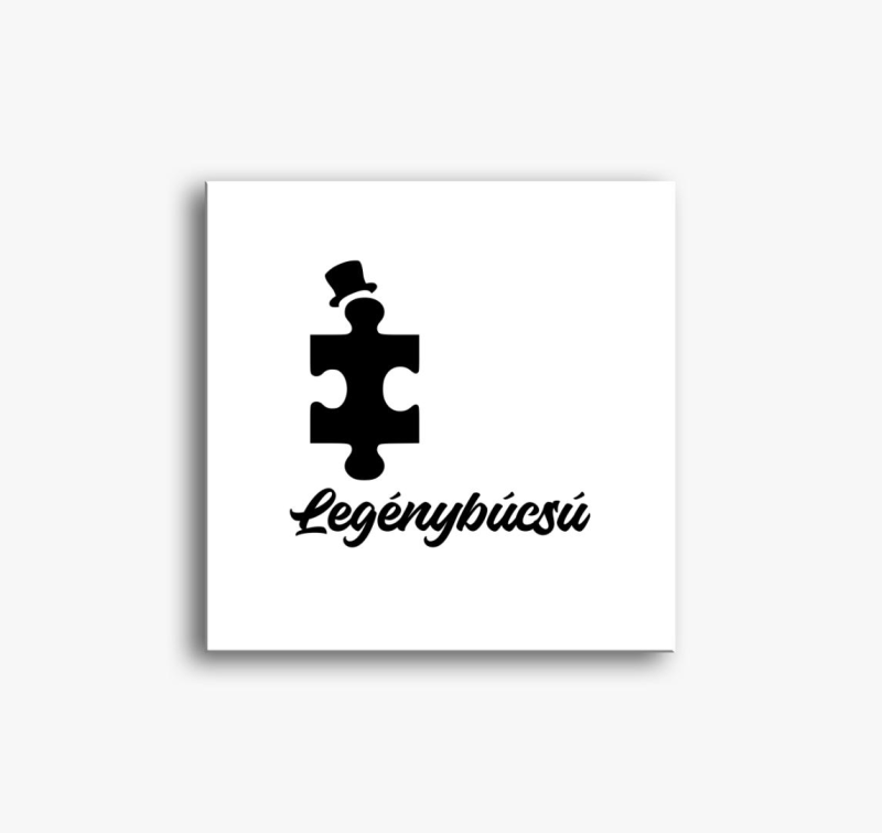 Legénybúcsú puzzle legénybúcsúra vászonkép