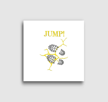 JUMP (sárga) vászonkép