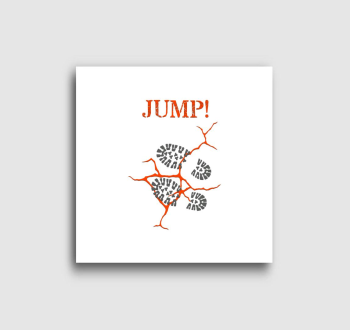 JUMP (narancs) vászonkép