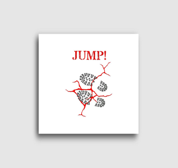 JUMP (piros) vászonkép