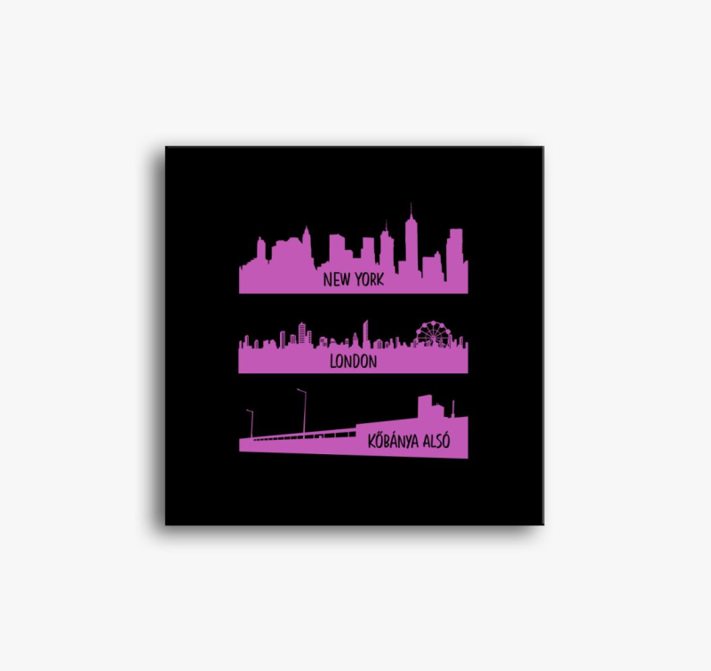 Kőbánya Alsó PINK vászonkép