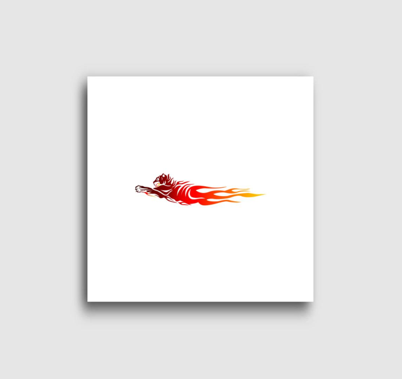 Tüzes tigris vászonkép