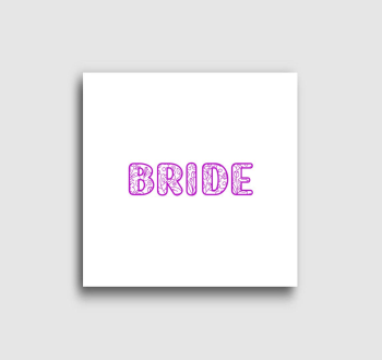 Bride virágos pink vászonkép