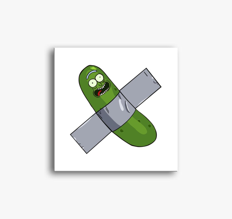 Ragasztós uborka Rick vászonkép