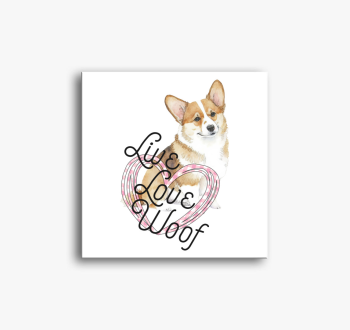 Corgi szivecskés vás